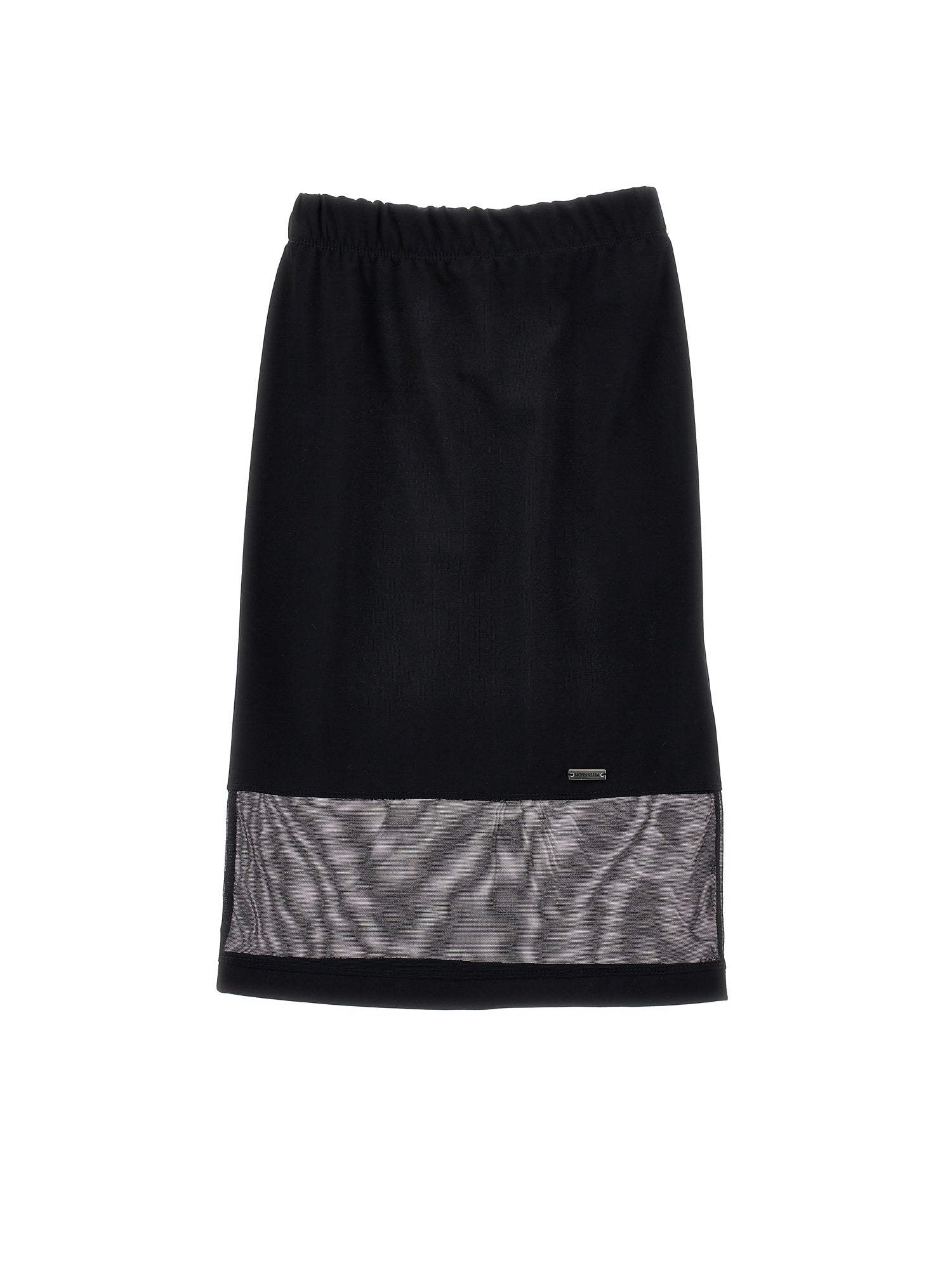 Girls | Viscose Longuette Skirt | Black