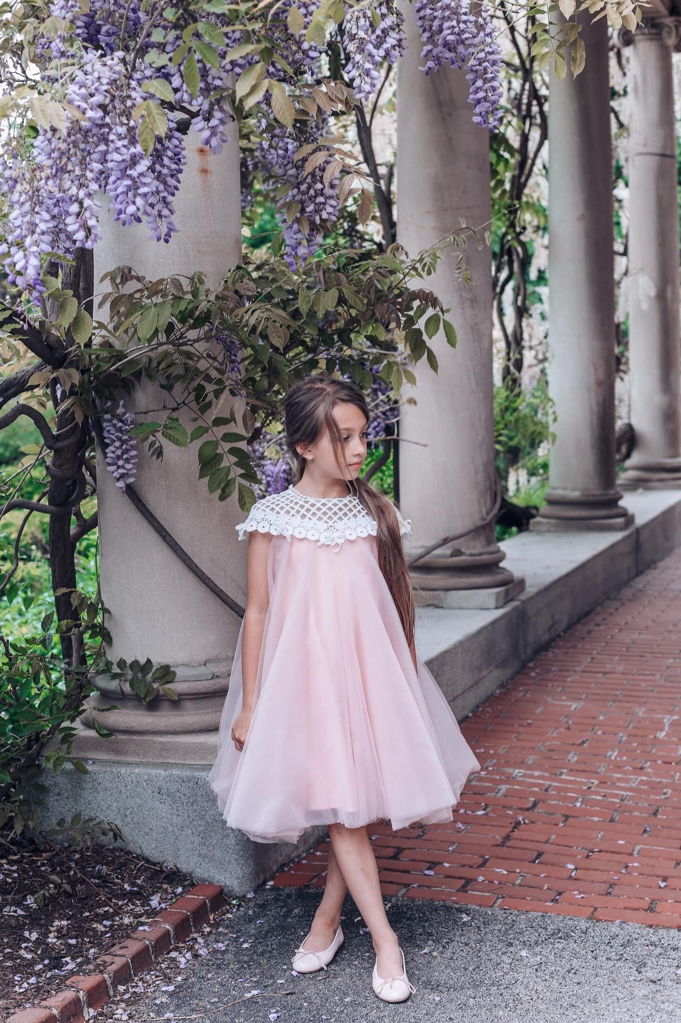 Baby Girls | Rosa Tulle Flower Dress | Pink