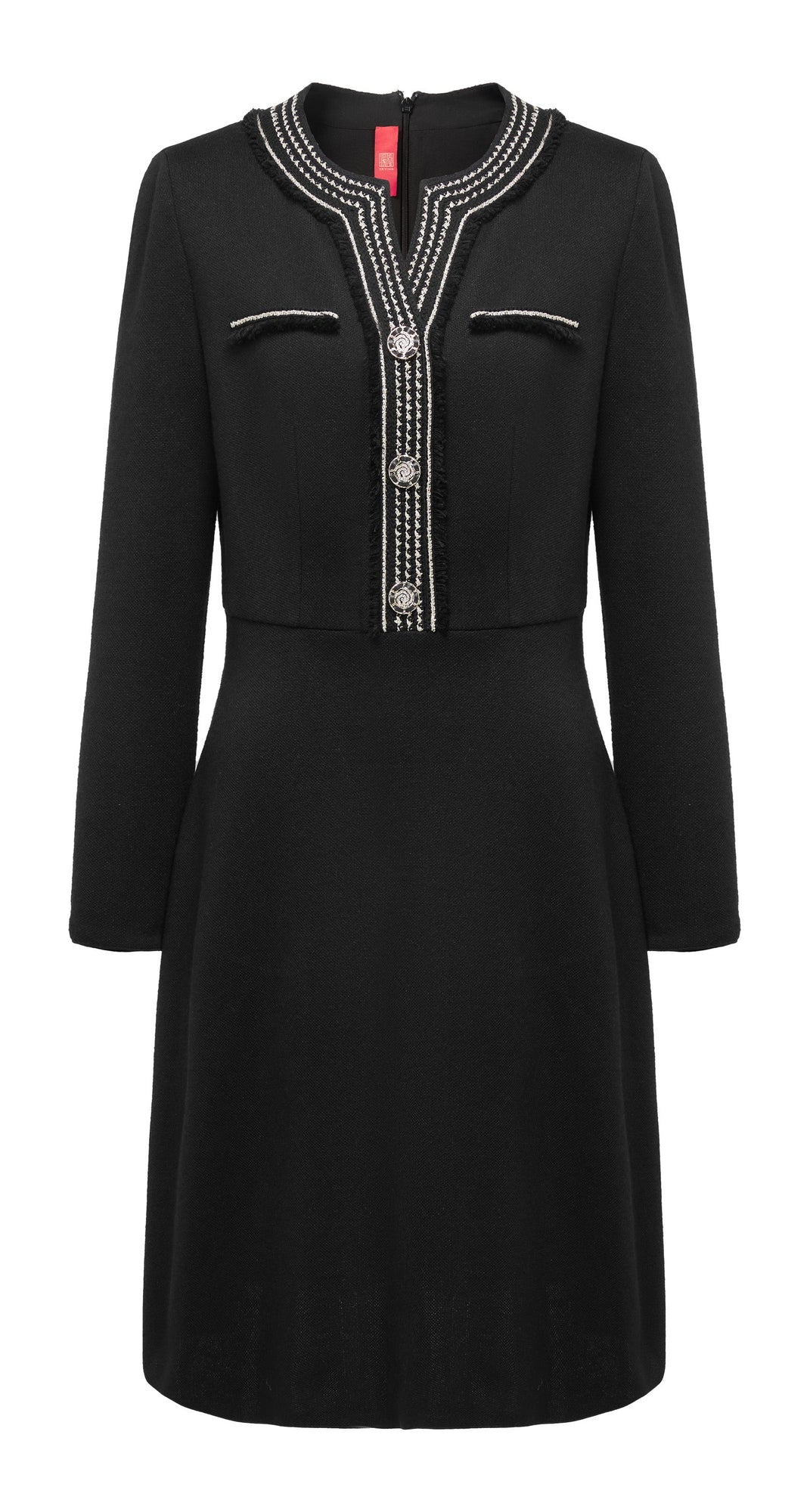 Two-In-One Midi Dress | Black