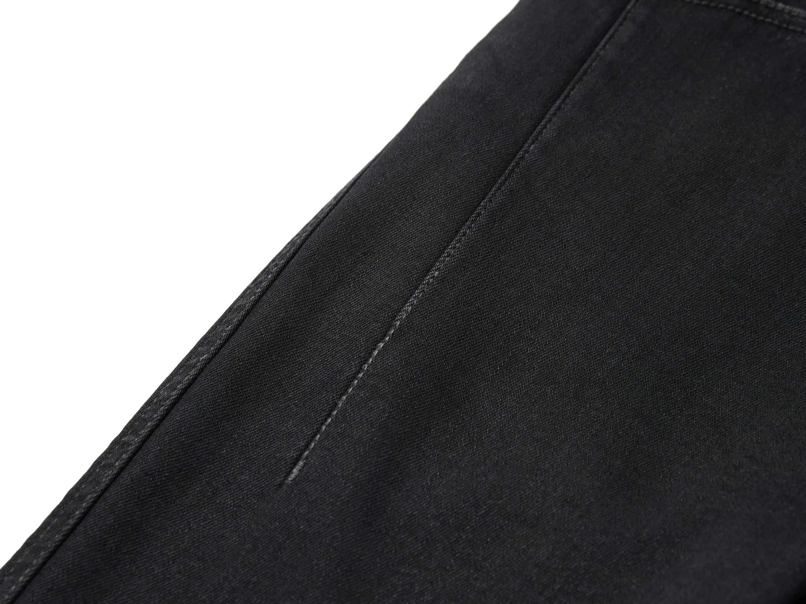 Straight Leg High-Waisted Flared Jean | Black