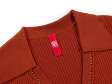 Button Cardigan | Red
