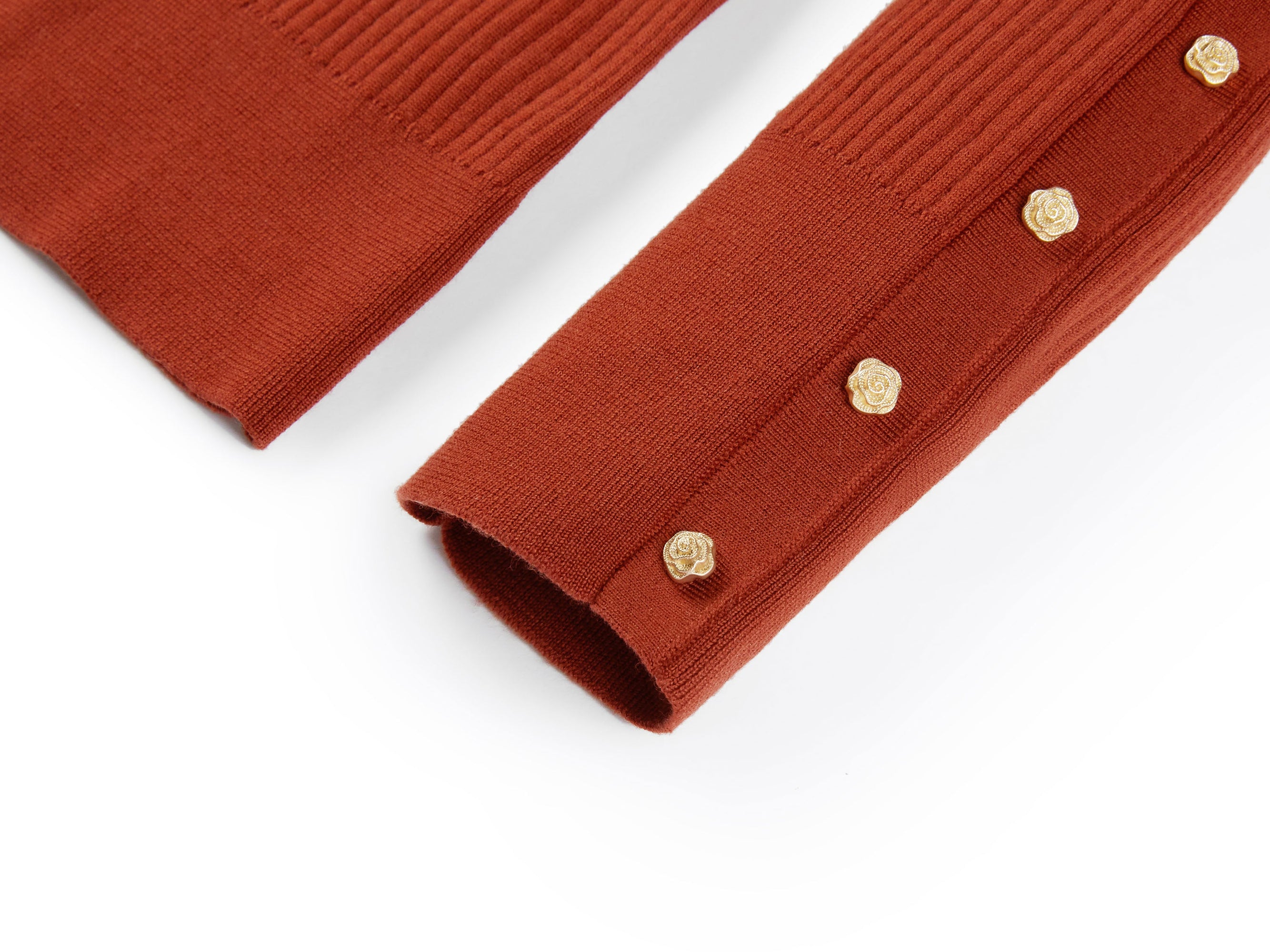 Button Cardigan | Red