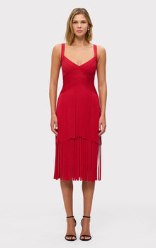 The Mischa Dress | Lipstick Red