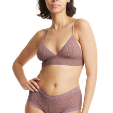 Signature Lace Padded Bralette | Artichoke Heart Purple