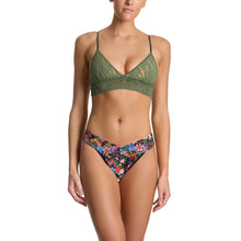 Signature Lace Padded Bralette | Herb Green