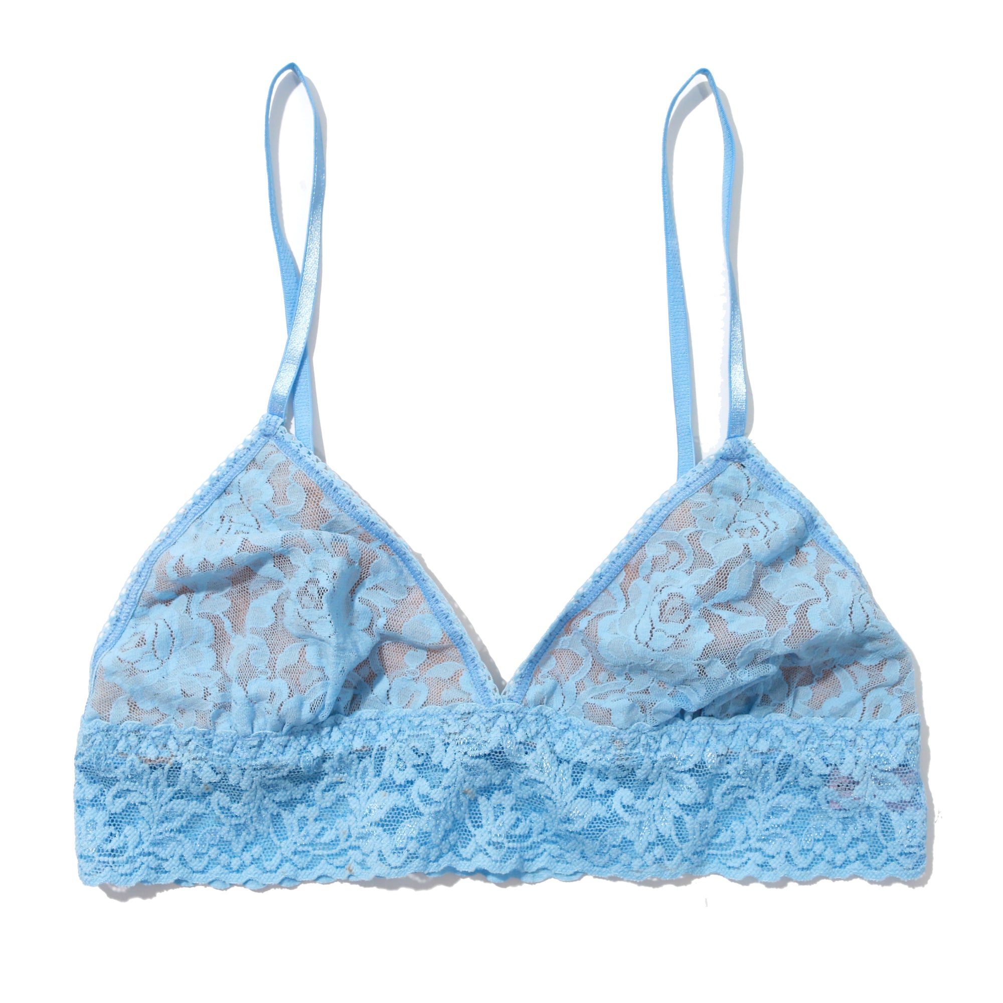 Signature Lace Padded Bralette | Partly Cloudy (Blue)