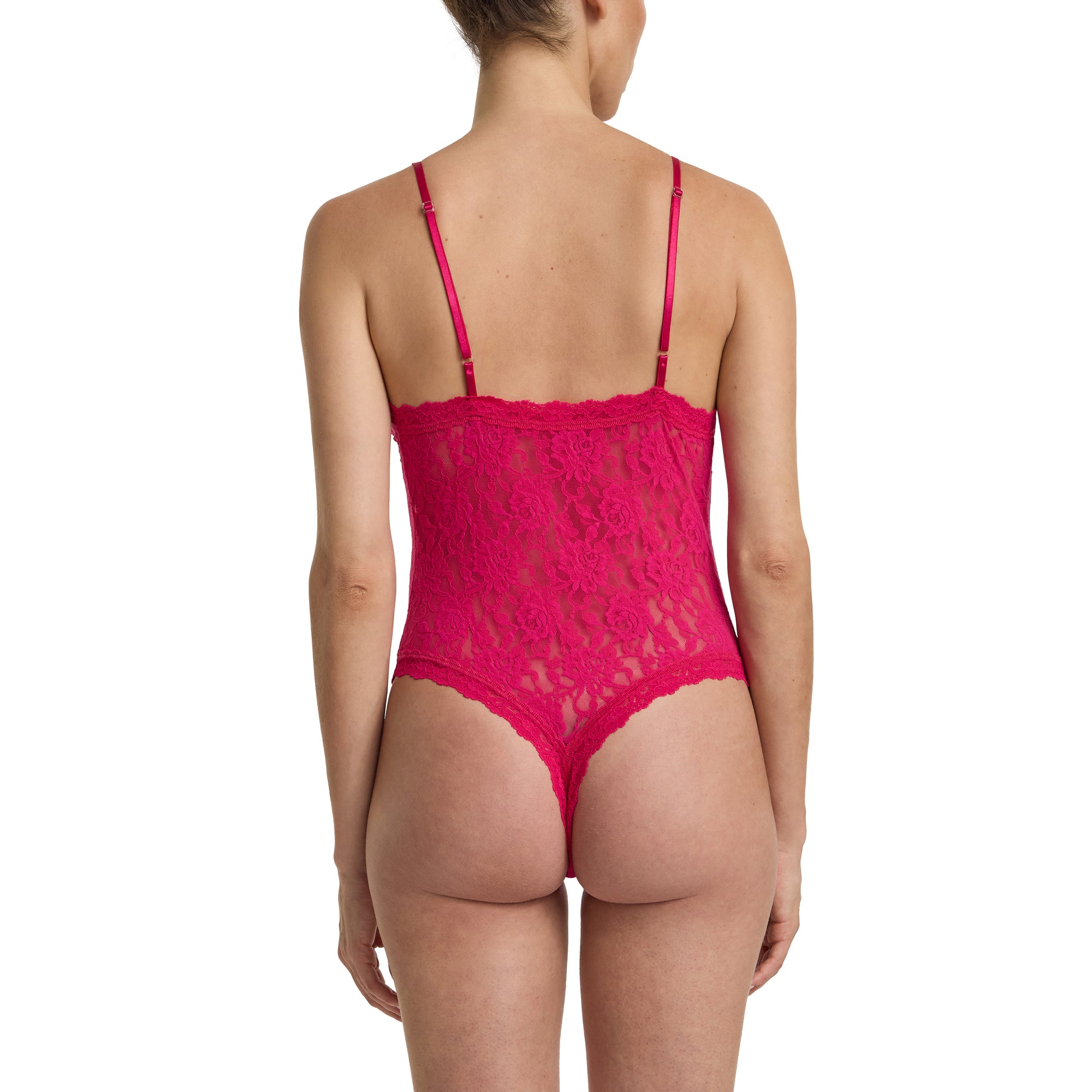 Thong Back Bodysuit | Sealed With A Kiss (Pink)