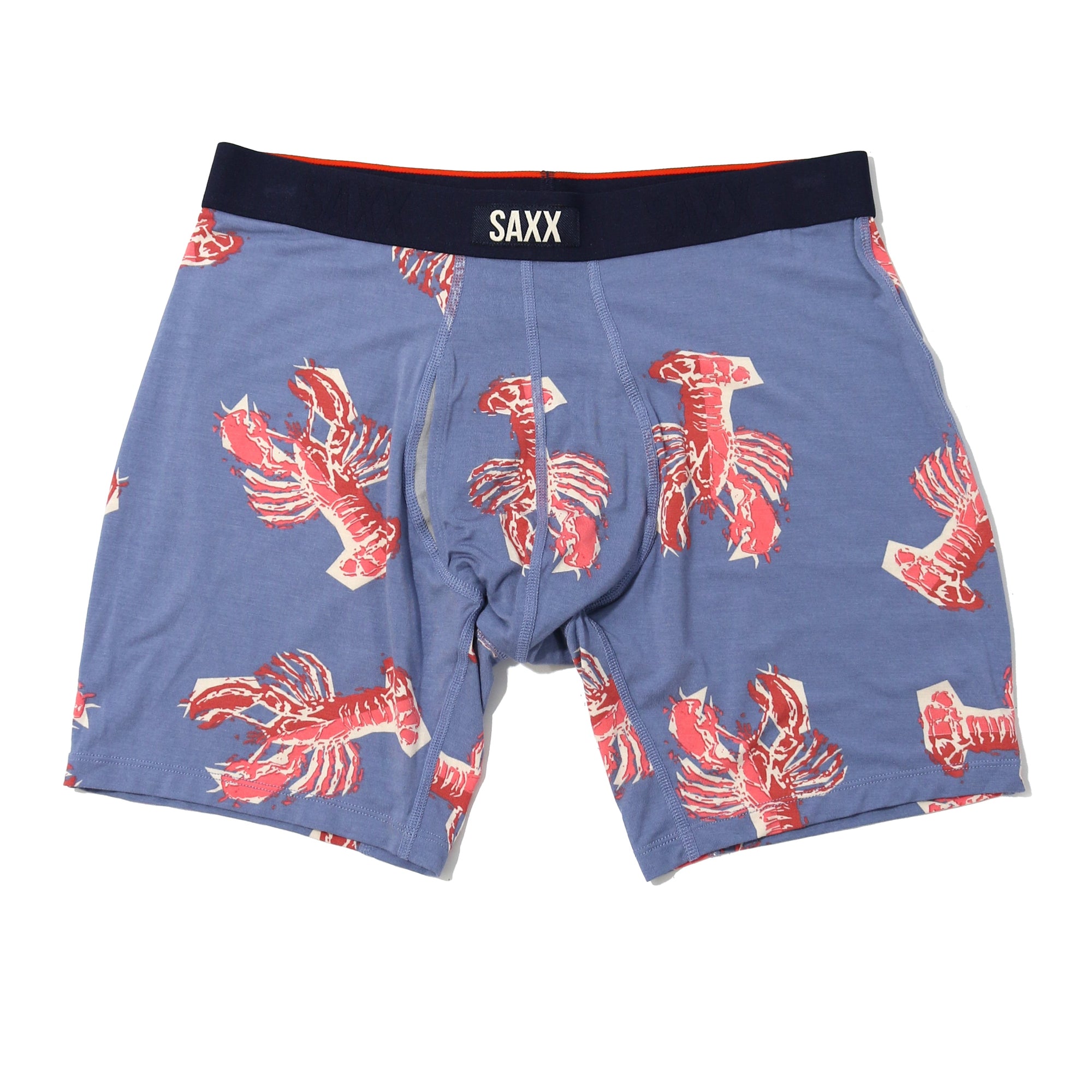 Sinature Lace Low Rise Thong & Saxx Boxer Brief | Lobster Boil-Tidal Blue