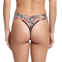 Signature Lace Original Rise Thong & Saxx Boxer Brief | Hibiscus Jungle-Coral
