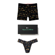 Signature Lace Original Rise Thong & Saxx Boxer Brief | Hail The Holidays | Black