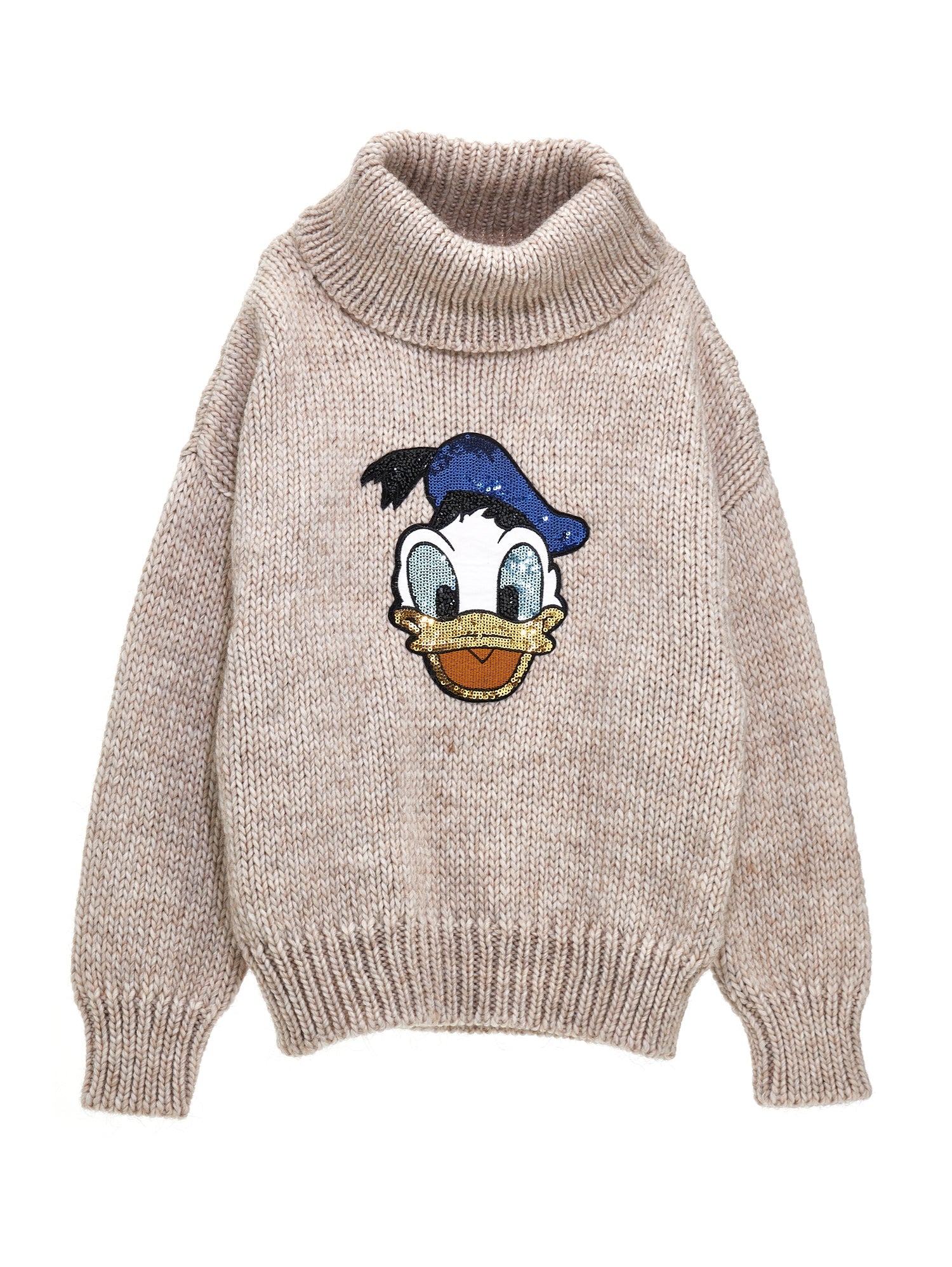Girls | Donald Duck Alpaca Blend Sweater | Birch