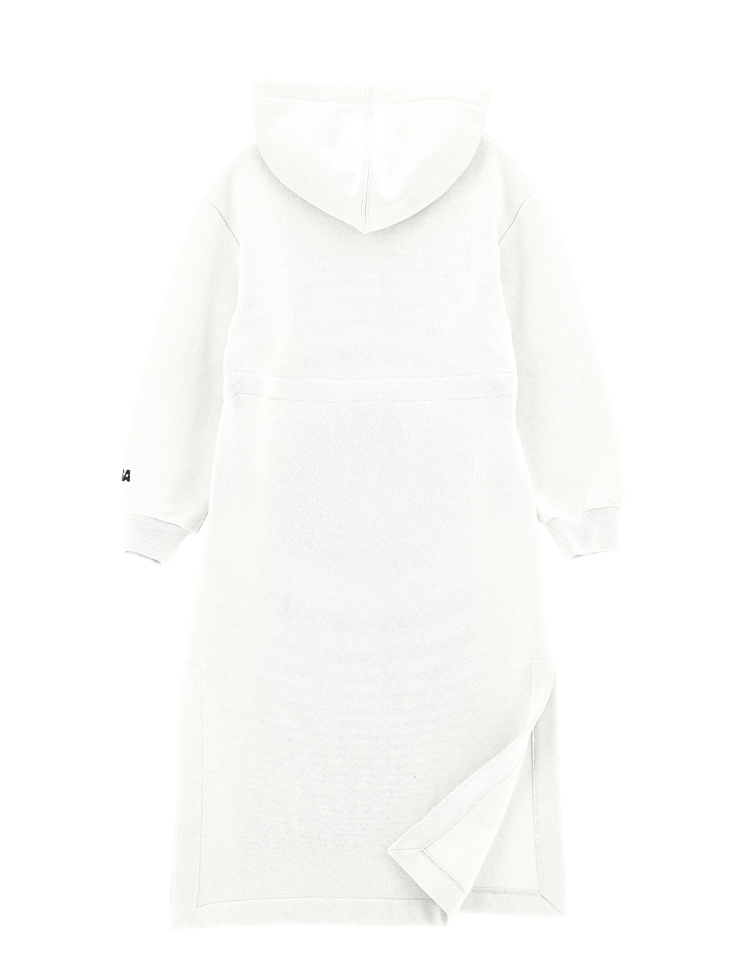 Girls | Fleece Dress With Slit | Cream