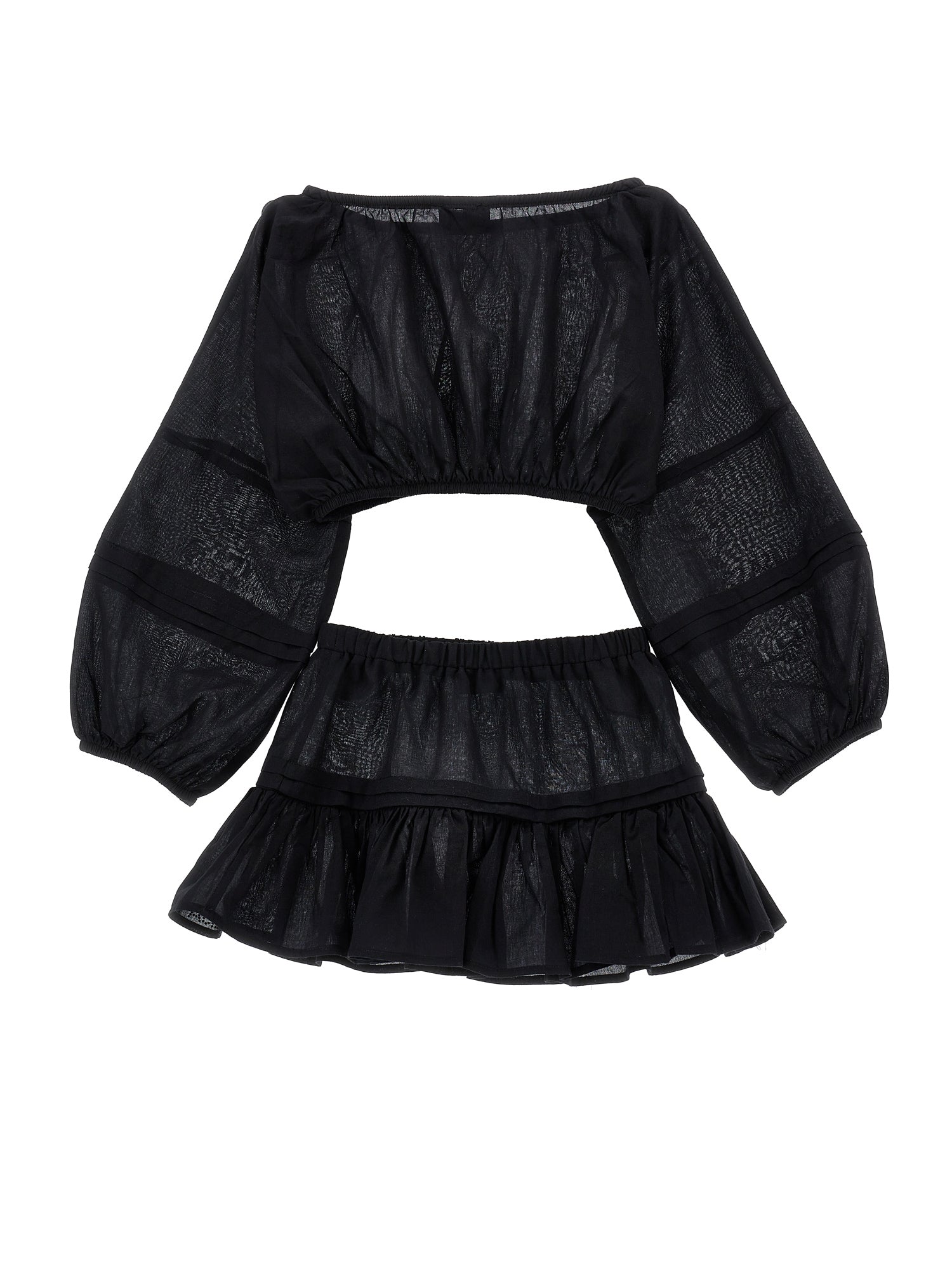 Girls | Muslin Beach Set | Black