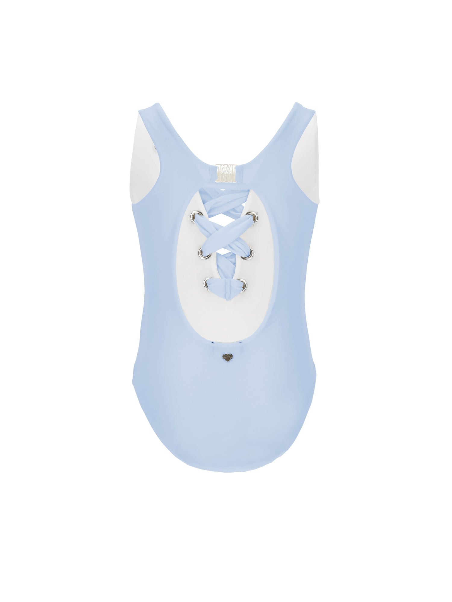 Girls | One-Piece Corset Swimsuit | Sky Blue