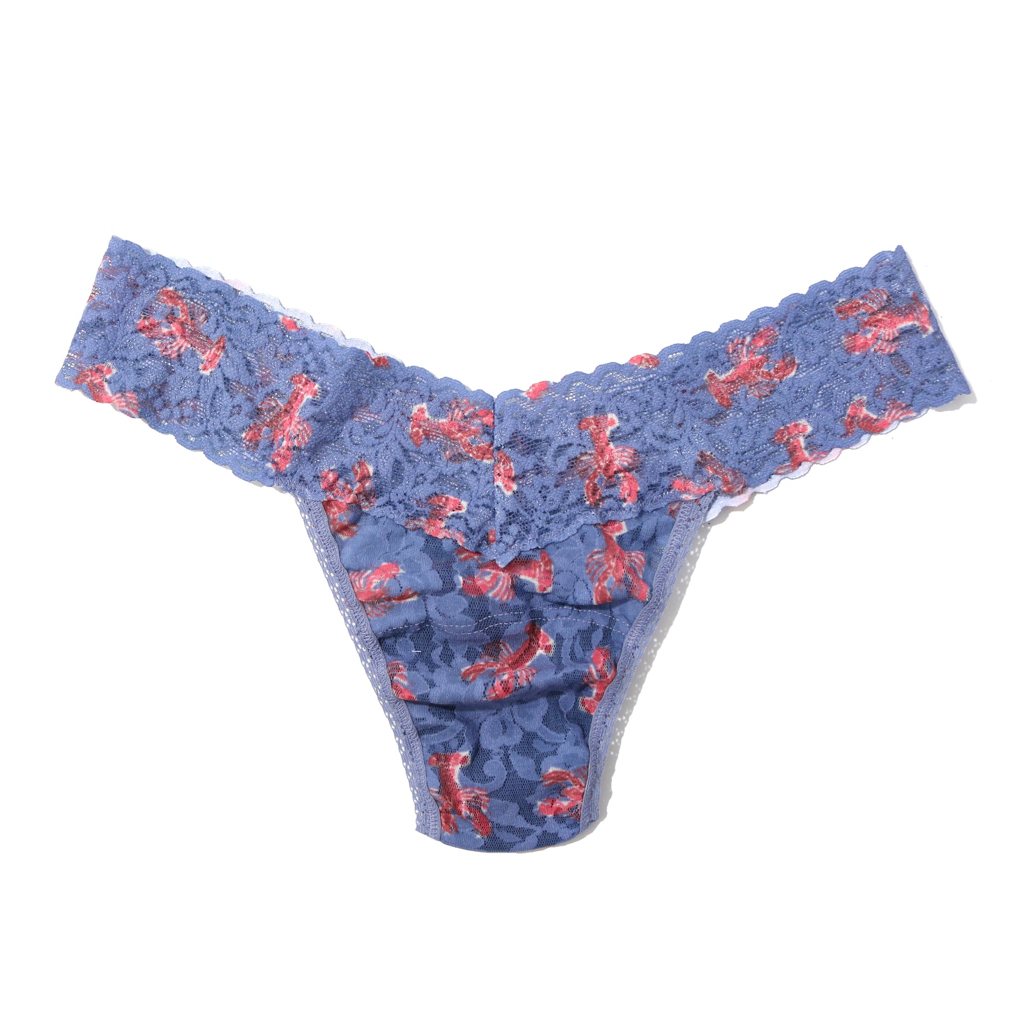 Sinature Lace Low Rise Thong & Saxx Boxer Brief | Lobster Boil-Tidal Blue