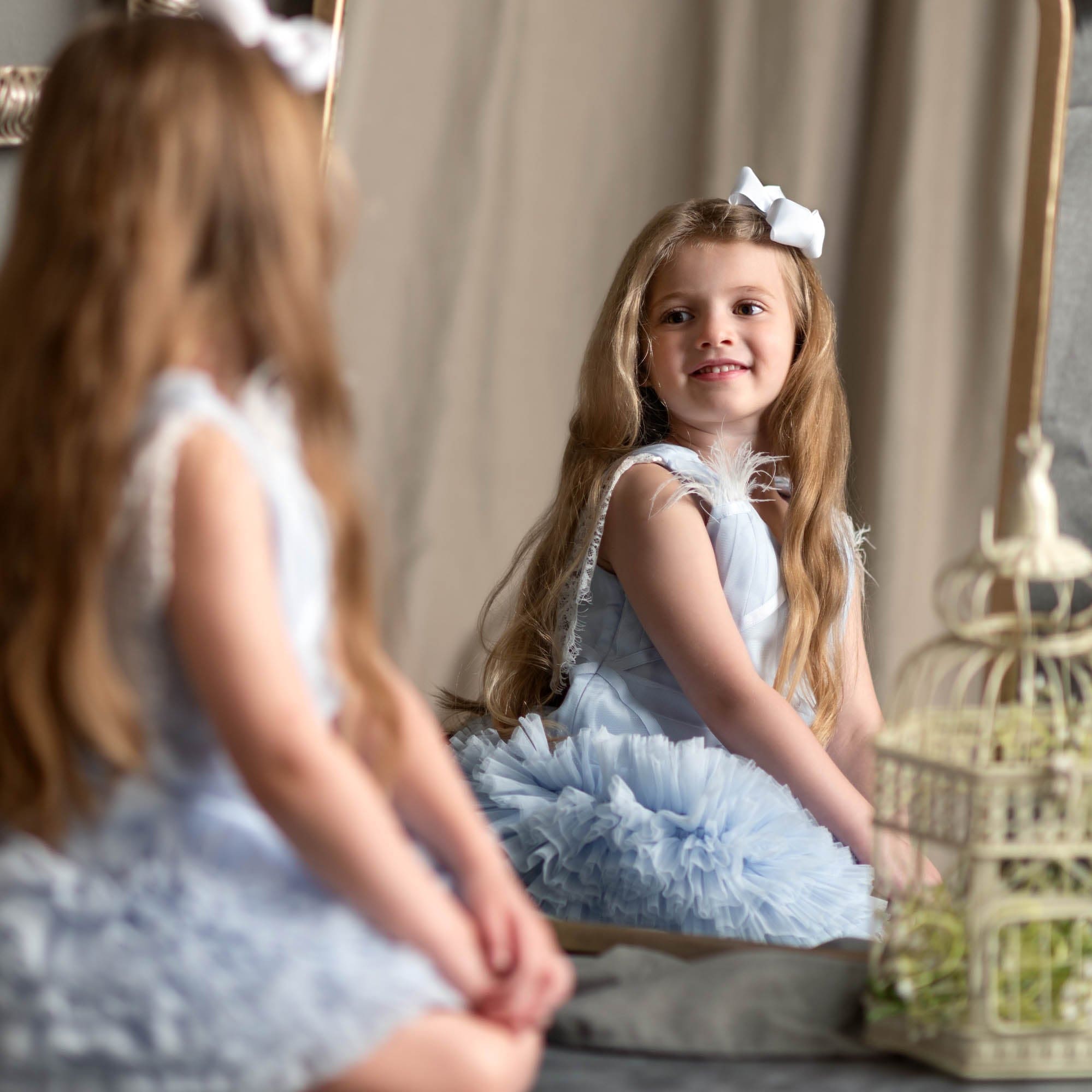 Baby Girls | Skylar Tulle Tutu Dress | Blue