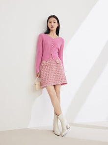 Parisian-style Skirt | Rose Red