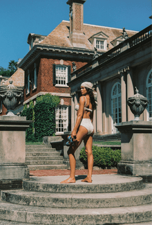 The Isla Bottom | Ivory Luxe Crinkle