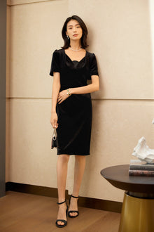 Acetic Acid Blend Dress | Black
