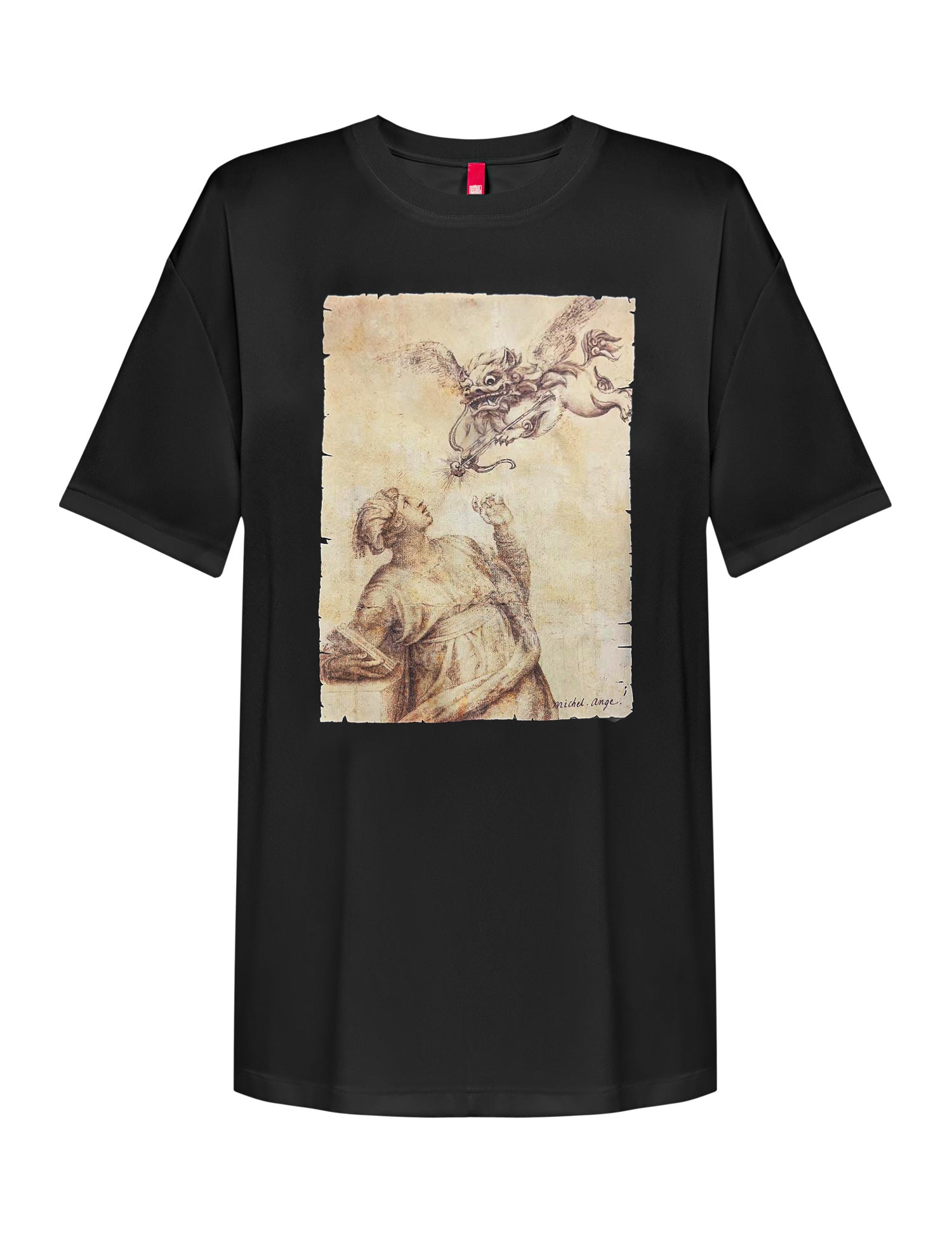 Acetic Acid Printed T-Shirt | Black