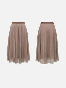 Mesh Fairy Skirt | Brown