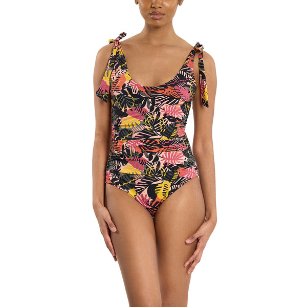Swim Scoop One Piece | Palm Springs (Beige)
