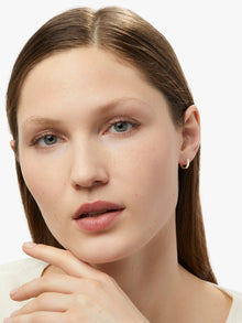 Bold Huggie Hoop Earrings | 10K Solid Gold