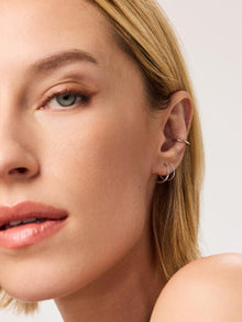 Harley Double Hoop Earrings | Sterling Silver