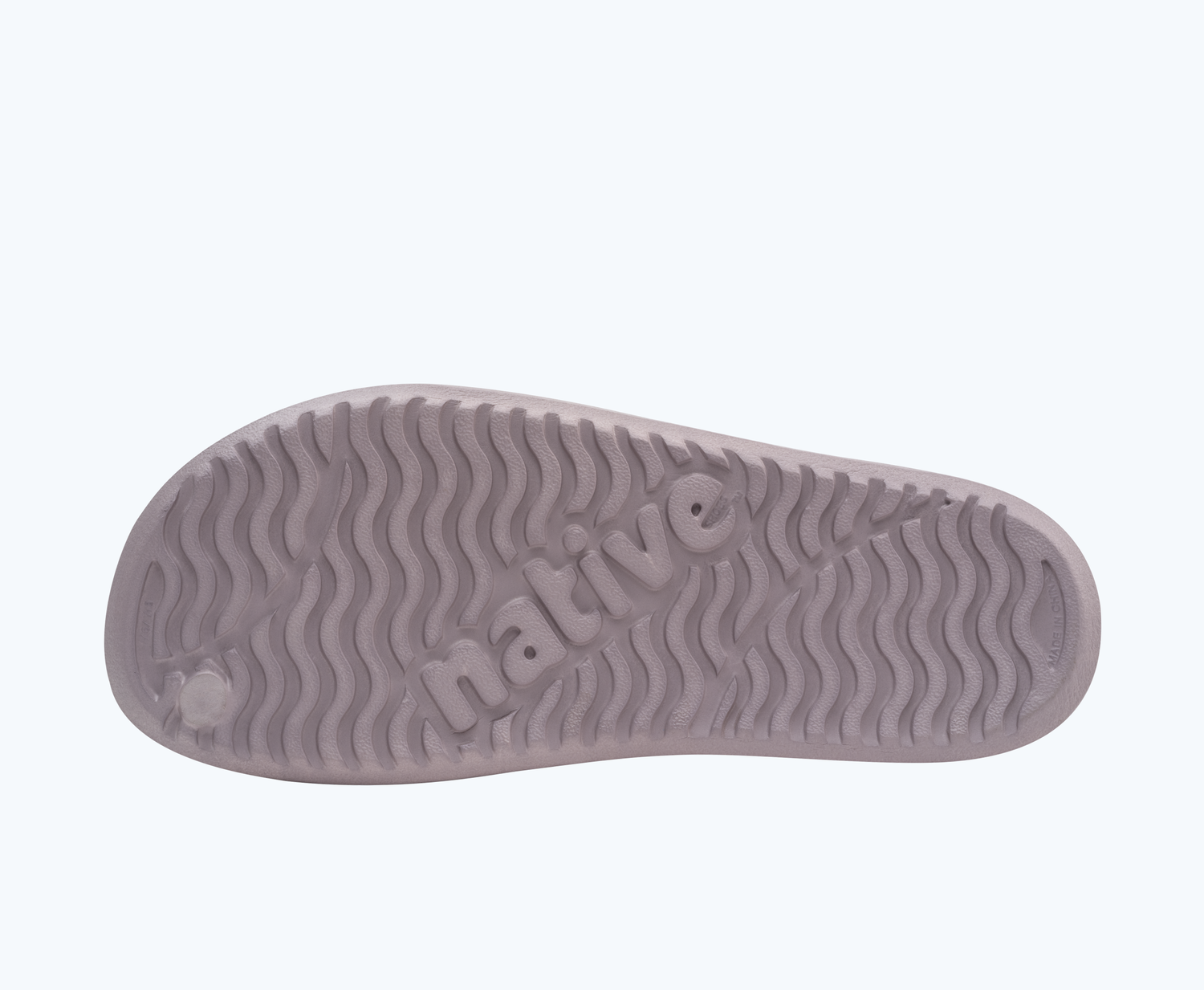 Bottom view of a Native Shoes Spencer Lx | Dusk Purple/ Dusk Purple Footwear