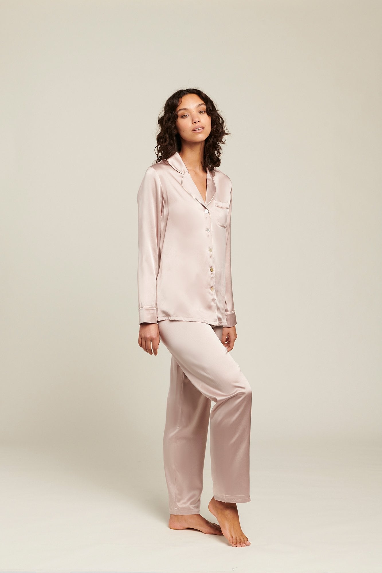 Silk Pajama | Shadow Grey