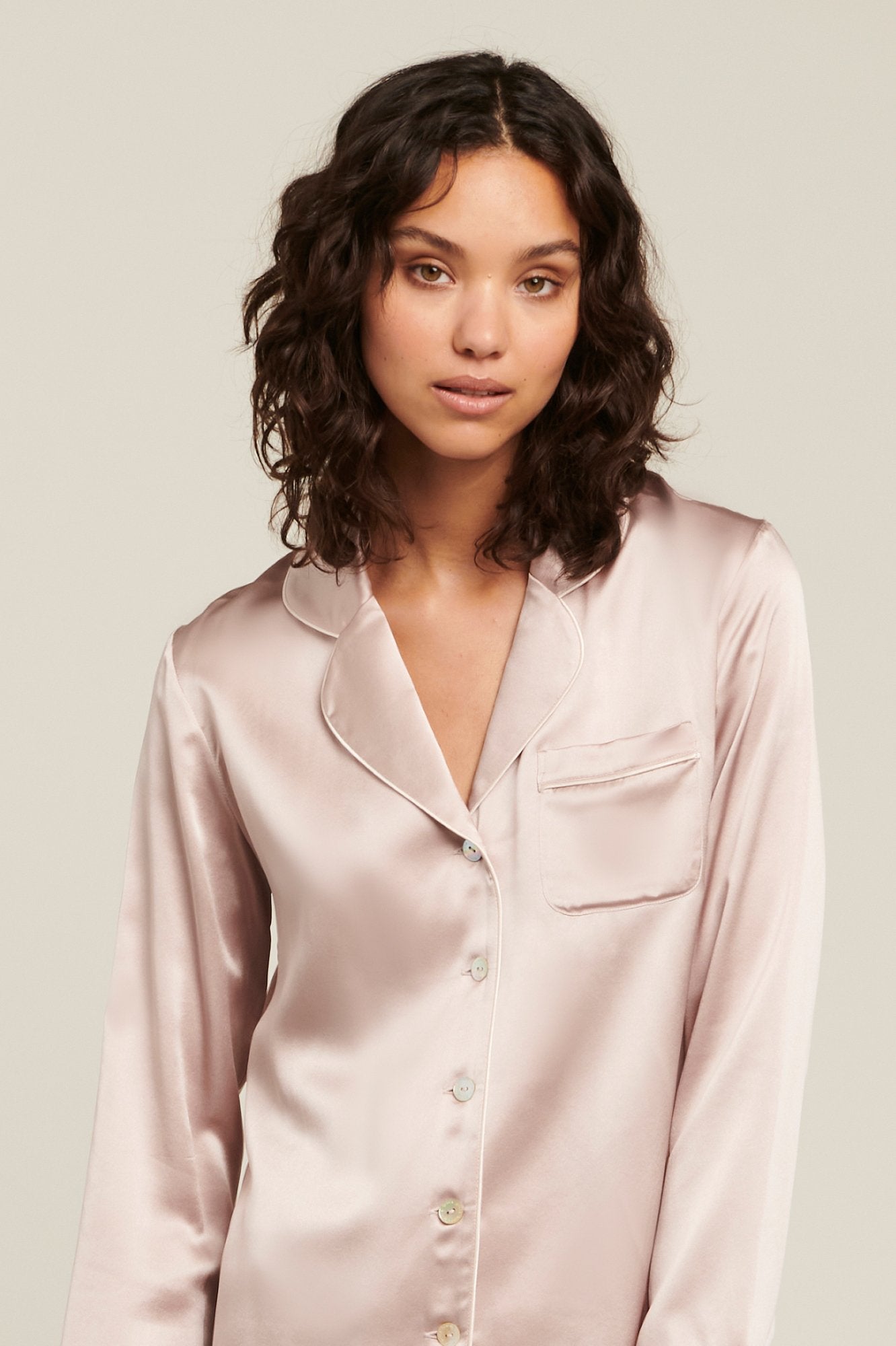 Silk Pajama | Shadow Grey