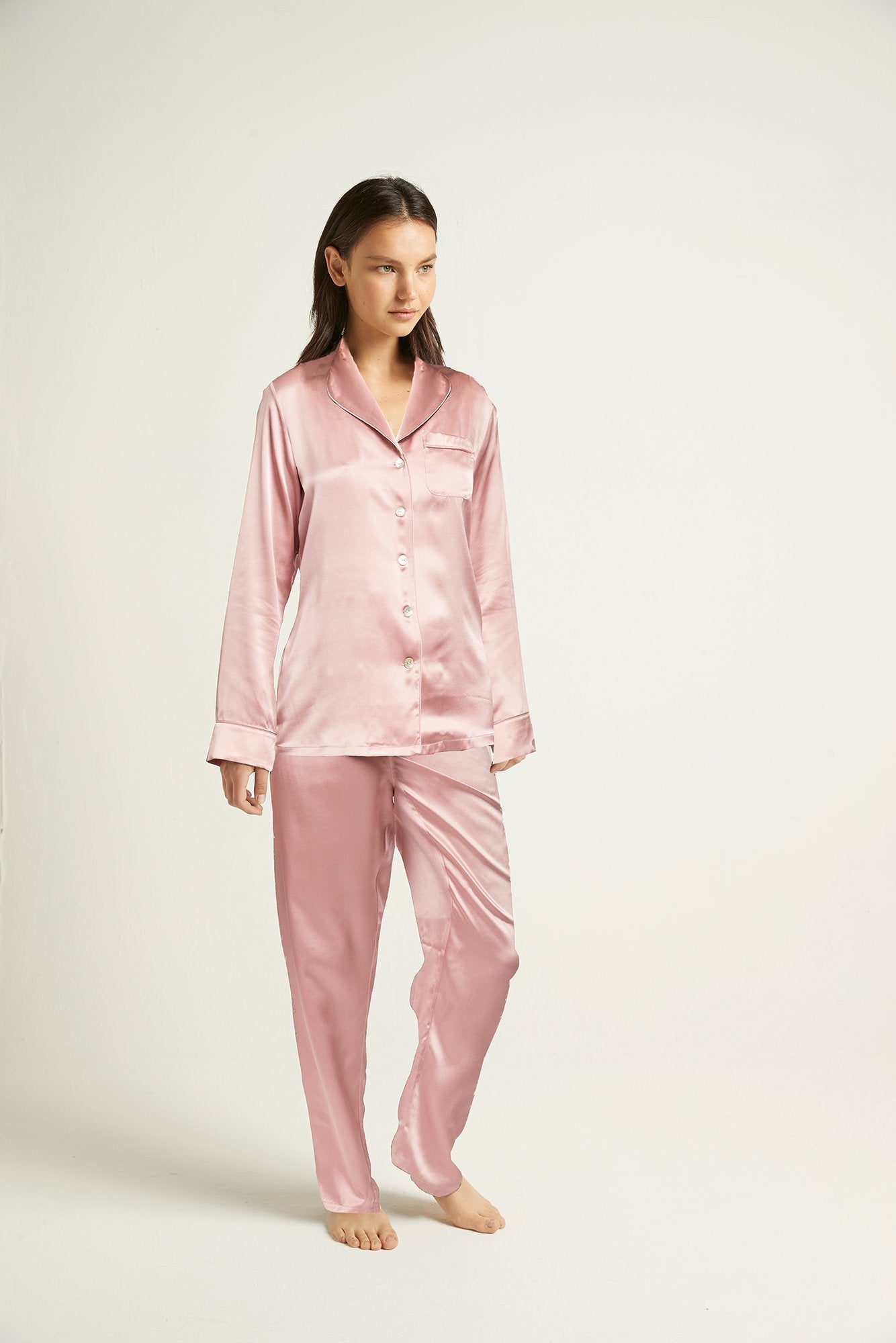 Silk Pajama | Canyon Rose