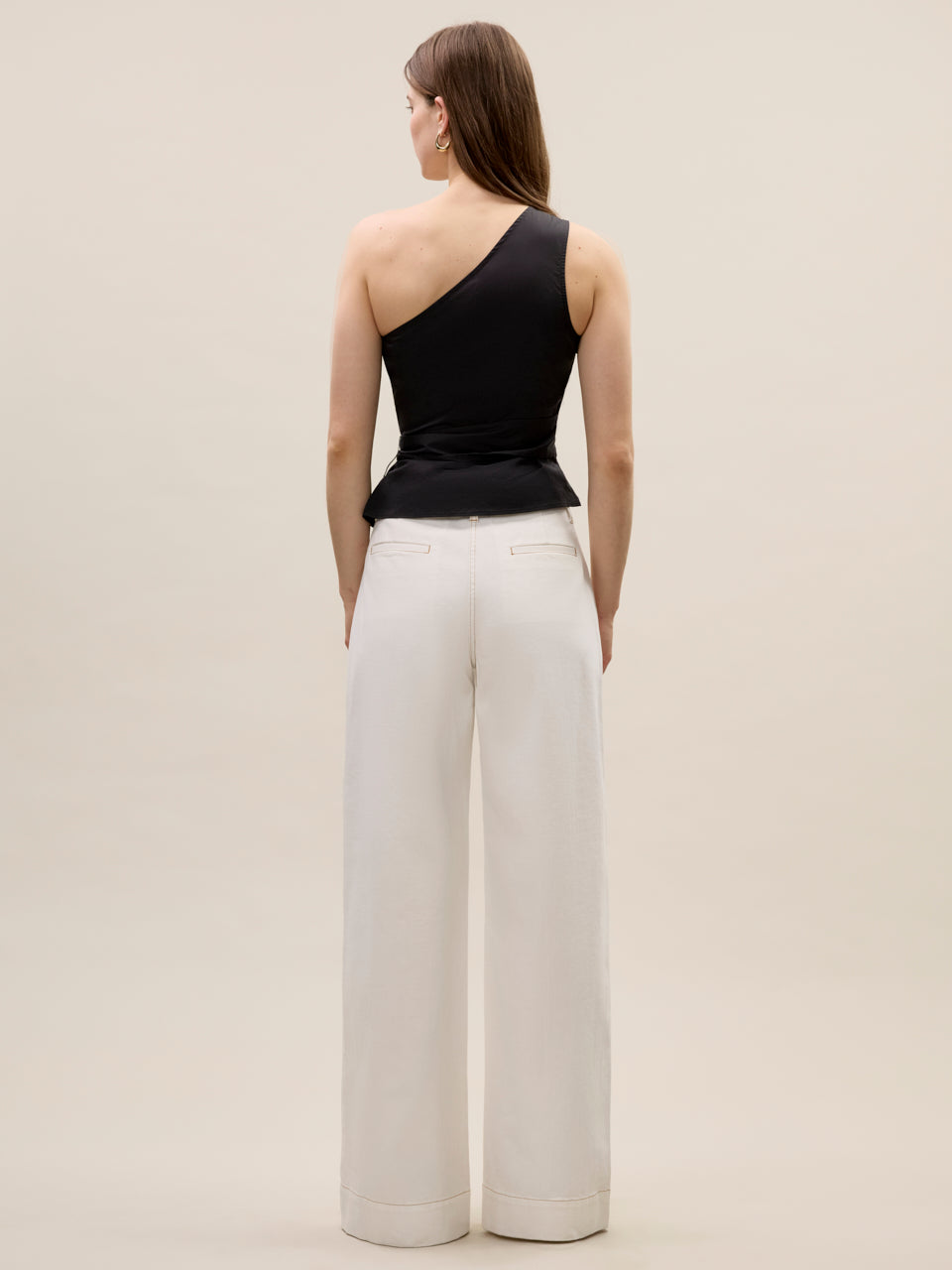 Isla Poplin Top | Black