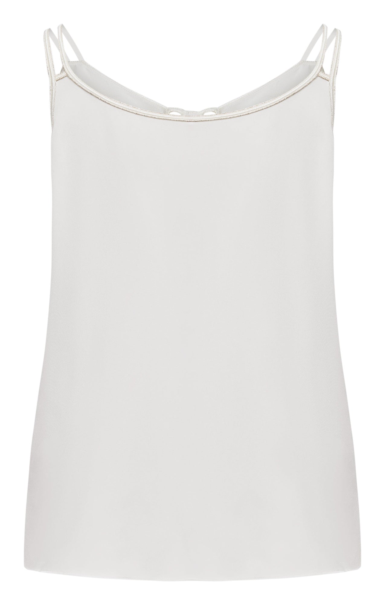 Mulberry Silk Camisole Vest | White
