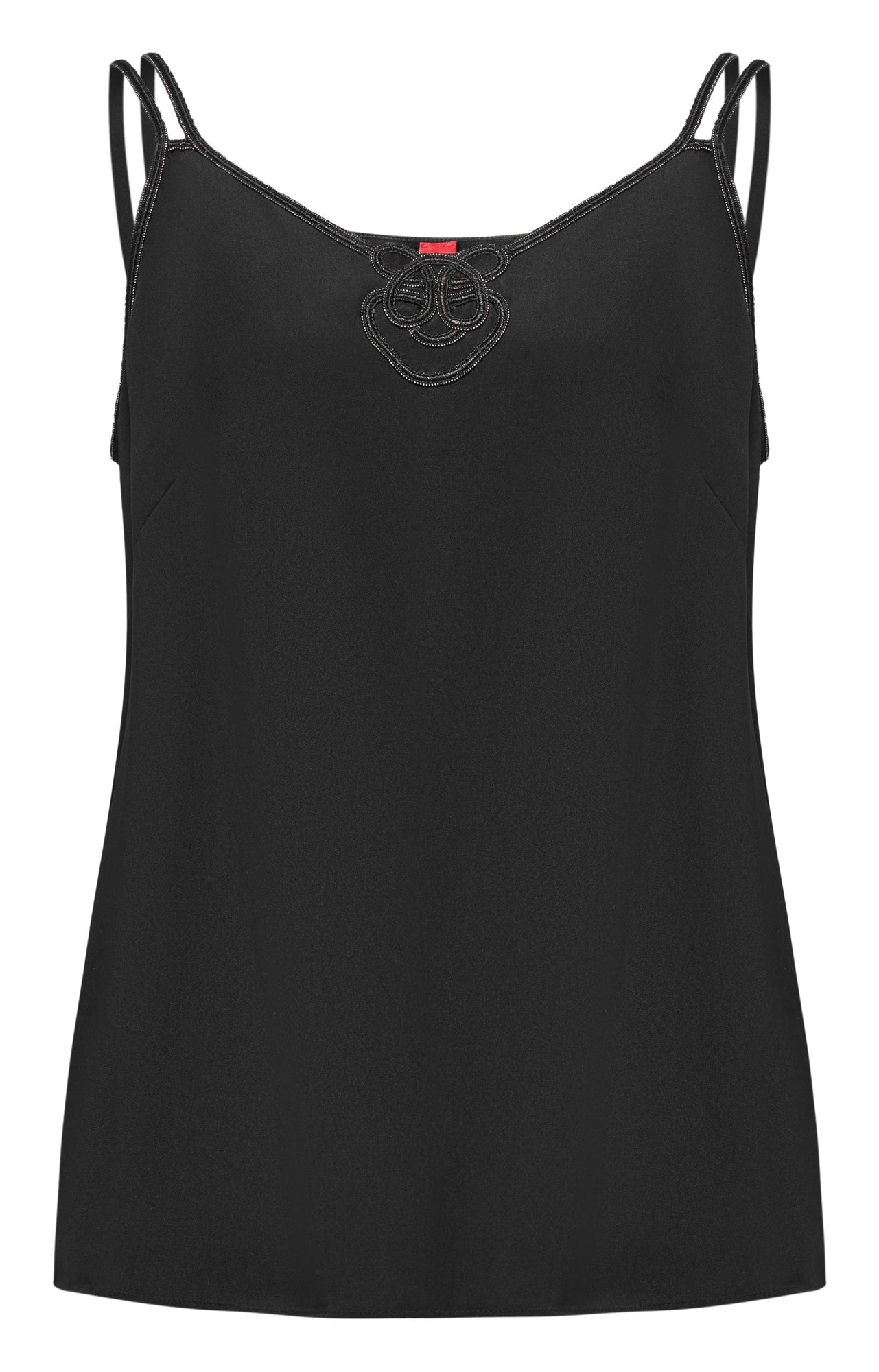 Mulberry Silk Camisole Vest | Black
