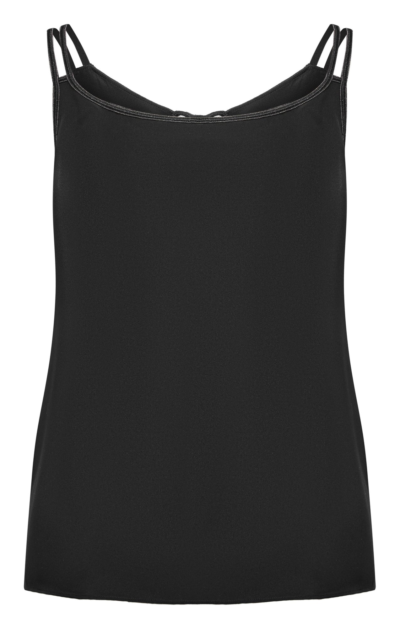 Mulberry Silk Camisole Vest | Black