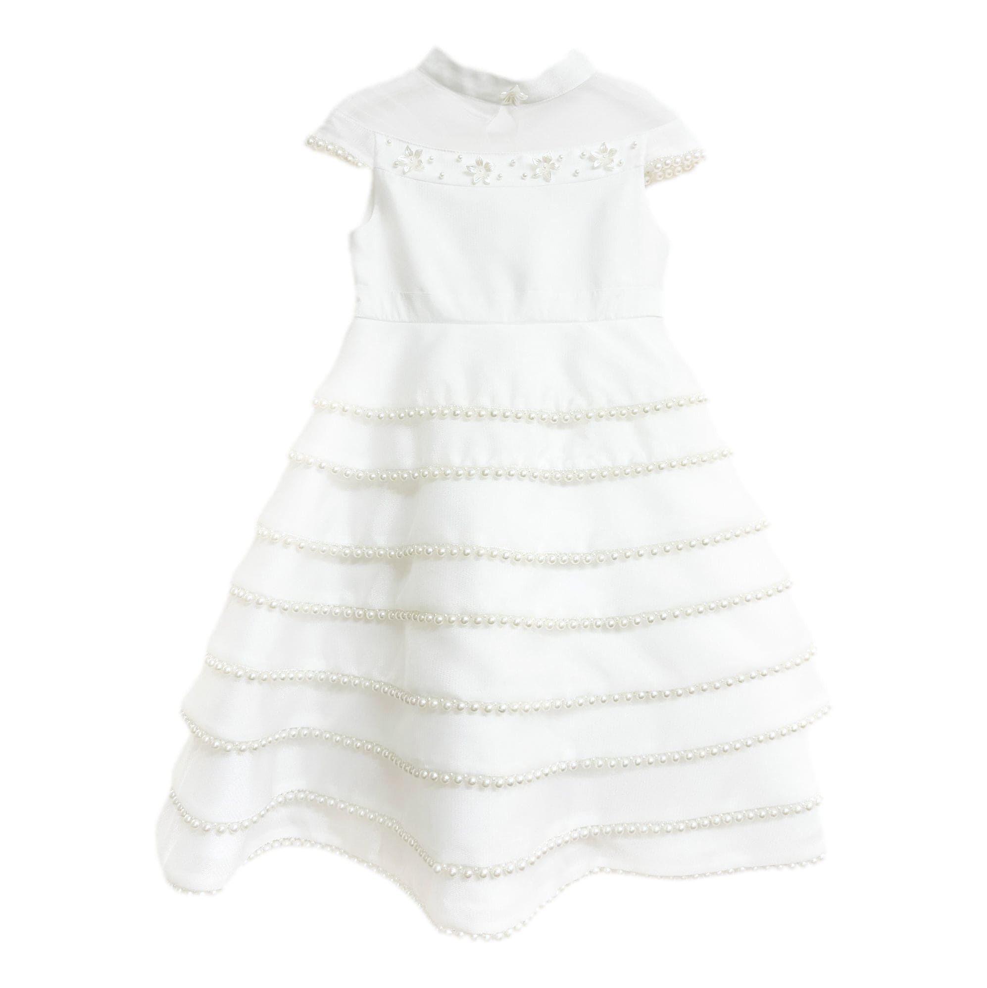 Baby Girls | Ceremony Dress | White & Pearl