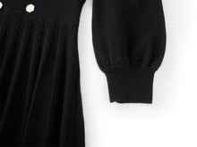 Wool Cashmere Dress | Black