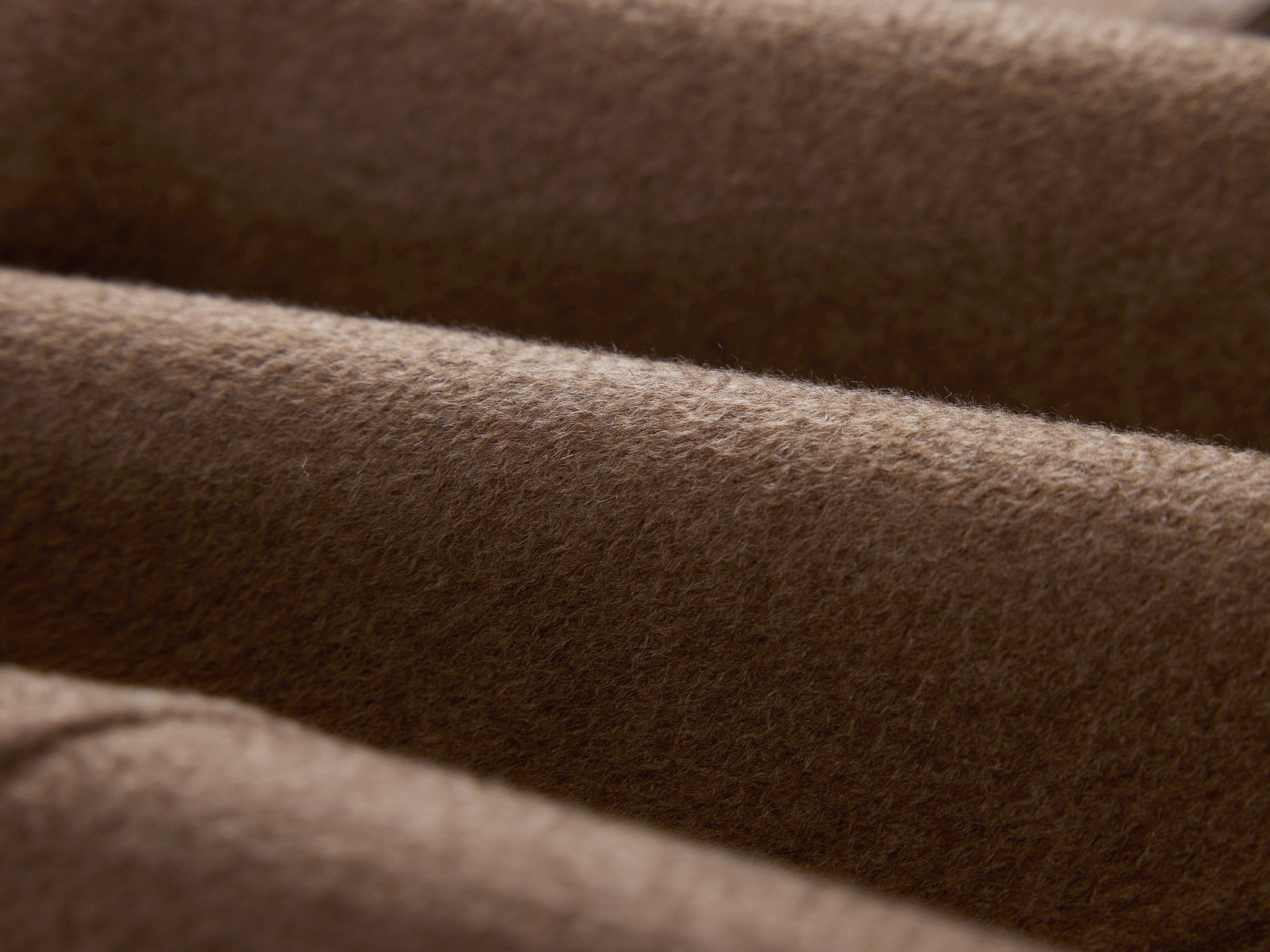 Thin-Strap Cashmere Coat | Brown