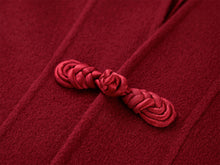 Double-Faced Wool Coat | Red