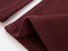 Slim Fit Pants | Burgundy