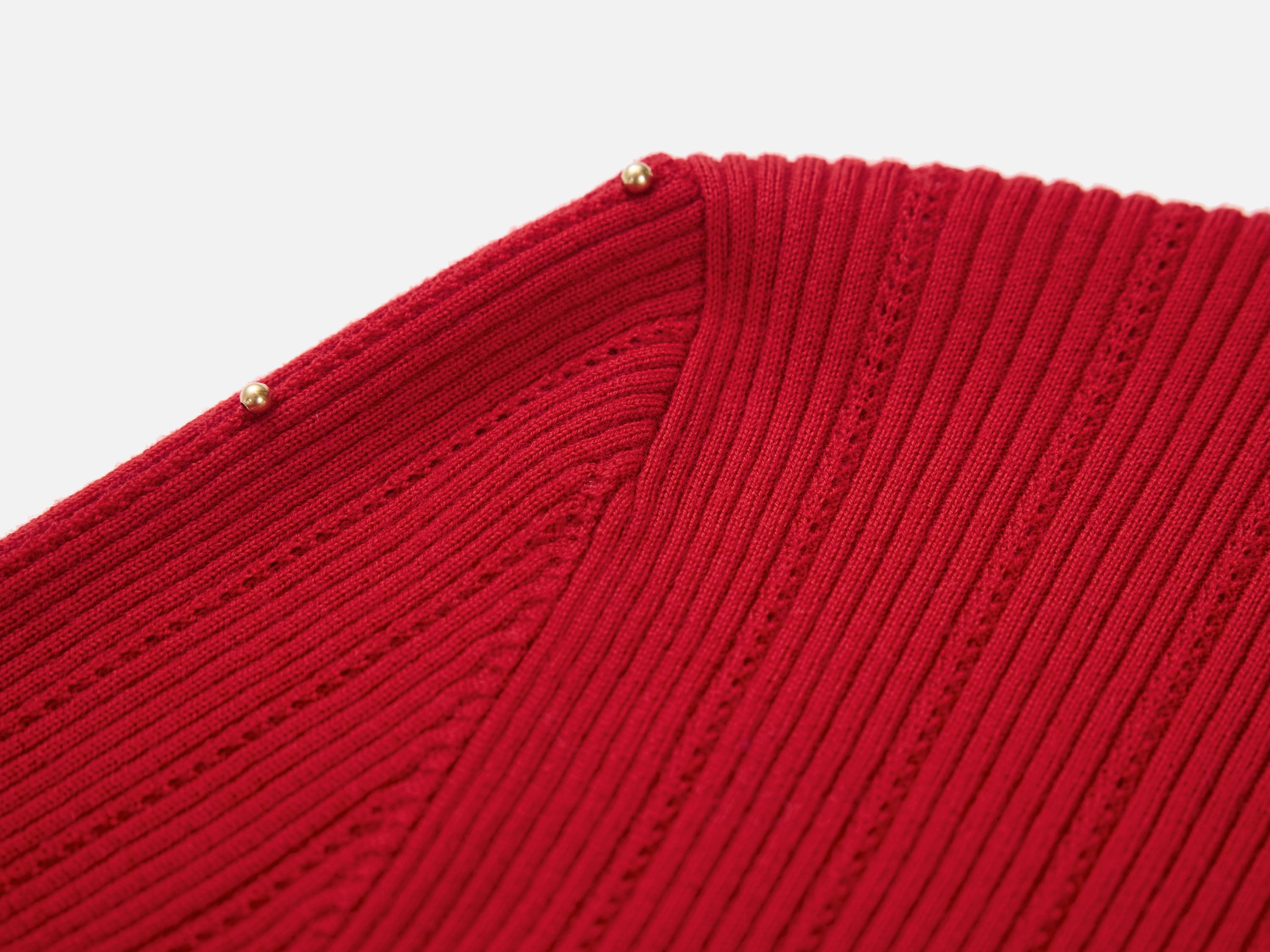 Knit Sweater | Red