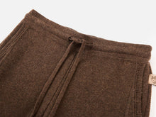 Wide-Leg Knitted Pants | Brown