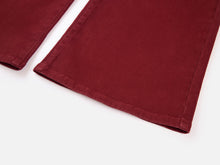 Slim Fit Pants | Red