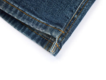 High-Waisted Straight-Leg Jeans | Blue