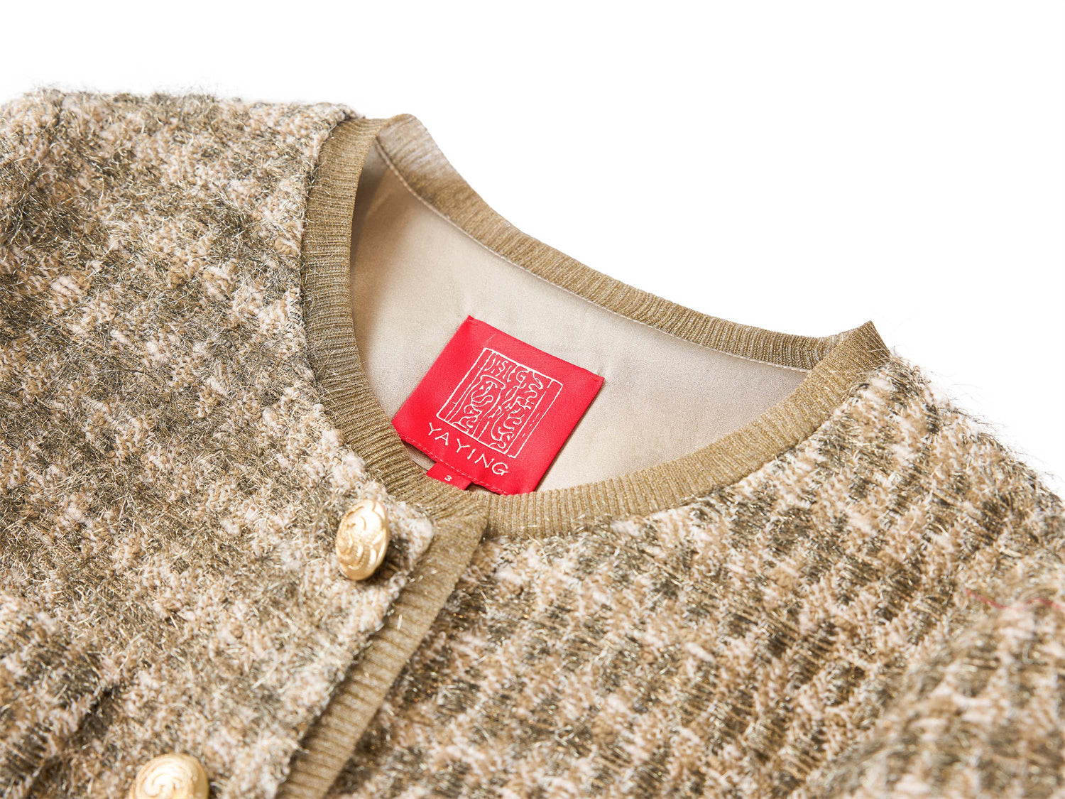 Fitted Wool Coat | Golden