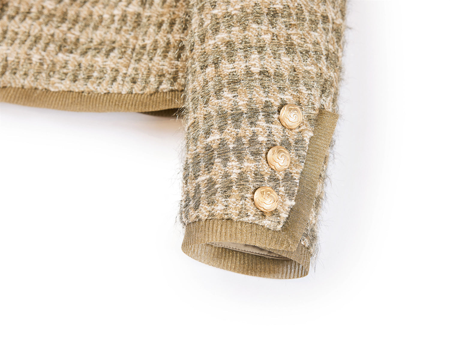 Fitted Wool Coat | Golden