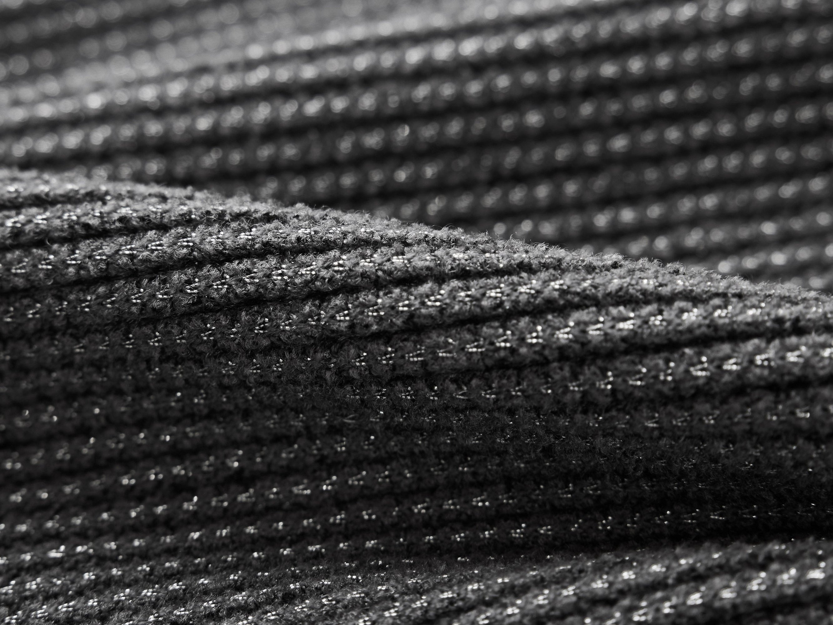 Ribbed Knit Pants | Grey