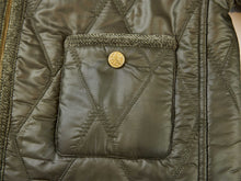 Round Neck Design Jacket | Green