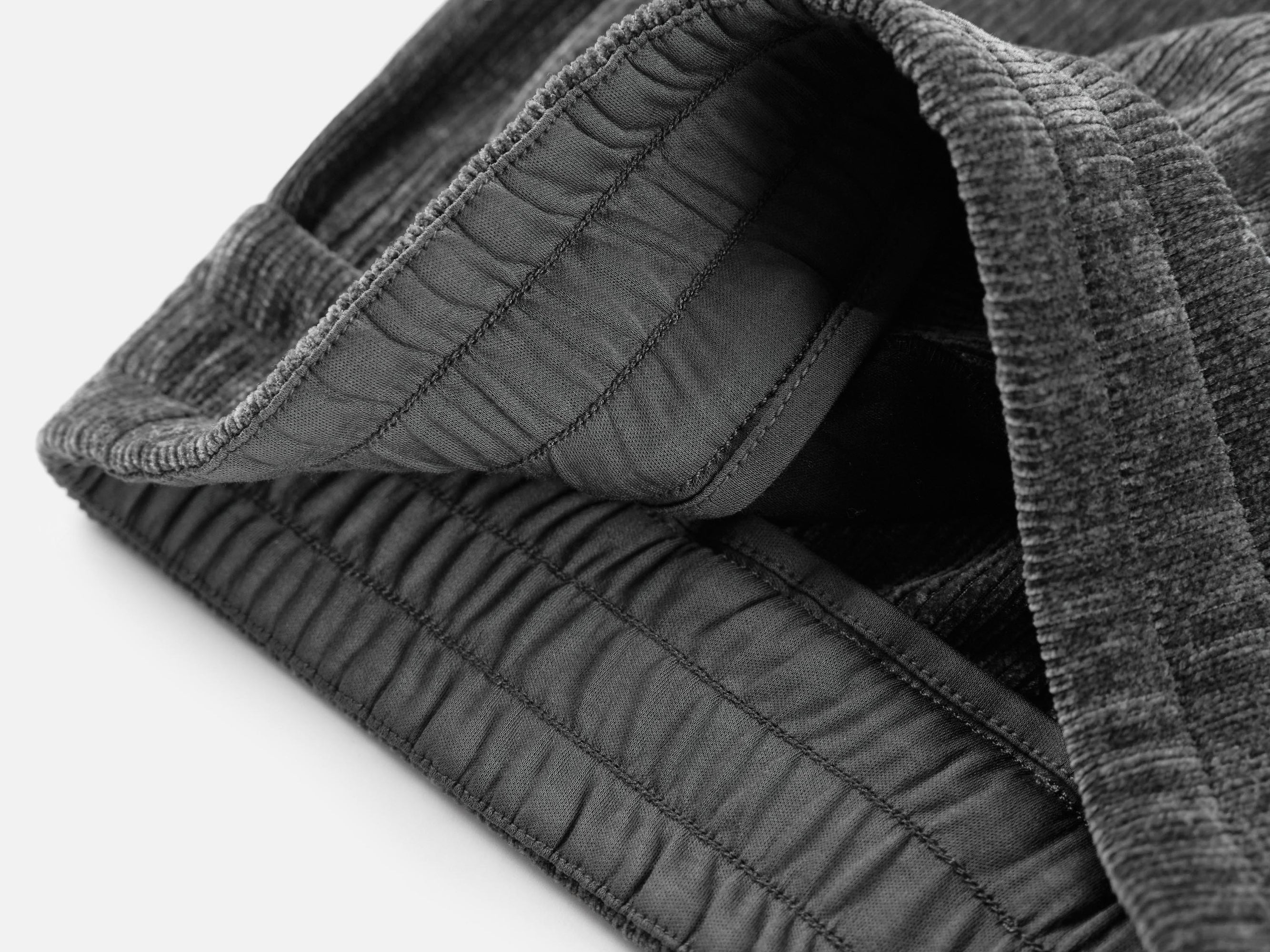 Textured Fabric Pant | Grey